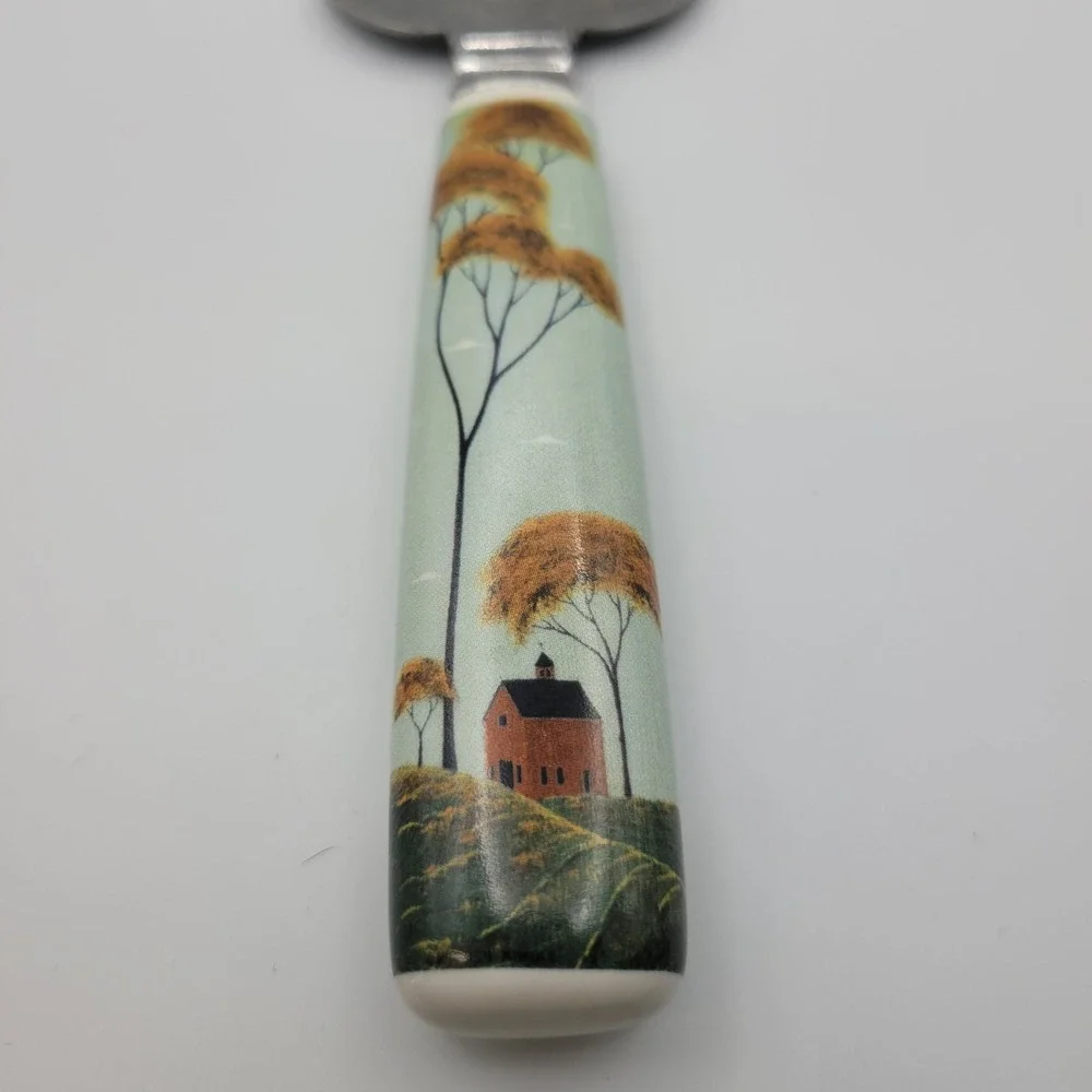 Warren Kimble Boston Warehouse Cake Server‎ Pie Server Country Cottage Stainless